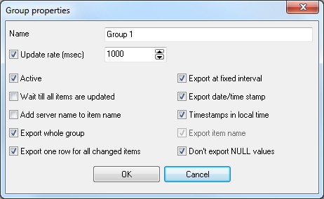 Group properties