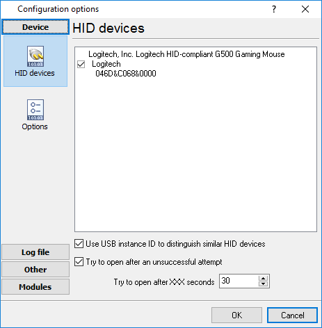 HID list